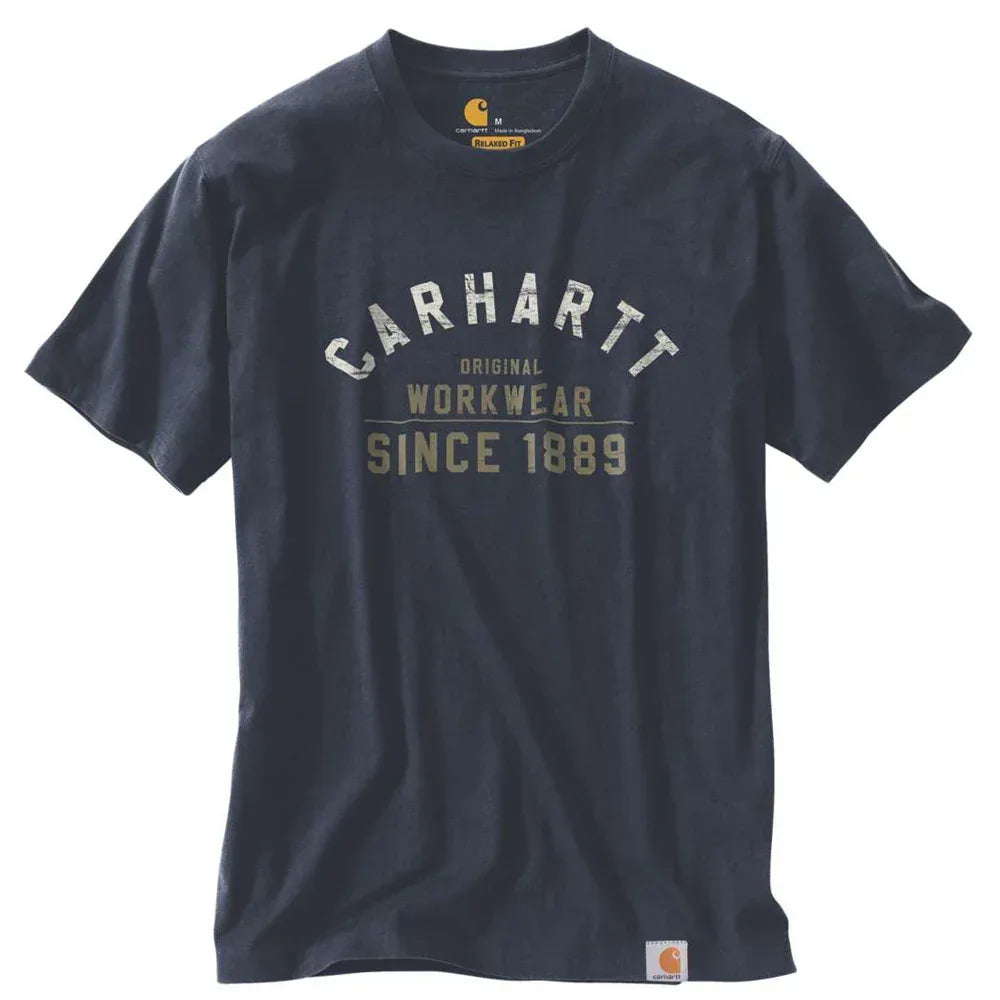 Carhartt Graphic S/S T-Shirt - Navy - RSEA Safety Outlet